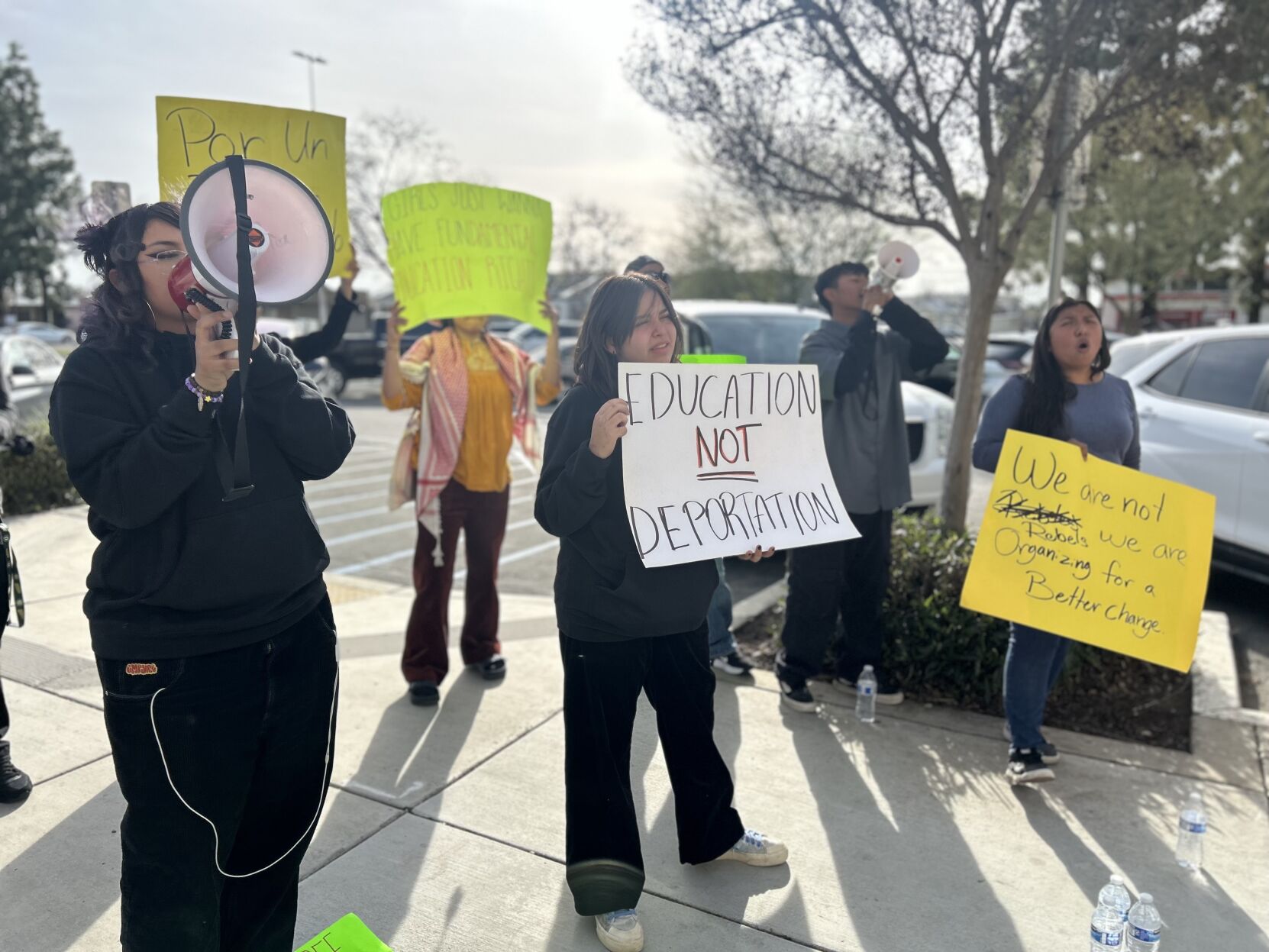 Student led organization in Kern County protests elimination of the Department of Education